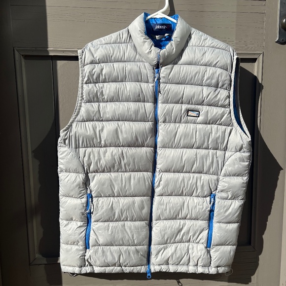 Johnnie-O Hudson Quilted 2 Way Zip Vest Gray Large - Picture 3 of 16
